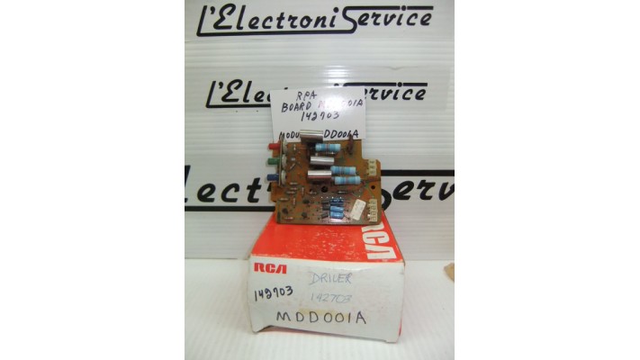 RCA 142703 board MDD001A